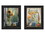 "Flowers Collection" 2-Piece Vignette by Ed Wargo, Printed Wall Art, Ready to Hang Framed Poster, Black Frame B06786790