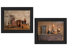 Trendy Decor 4U "Candles" Framed Wall Art, Modern Home Decor Framed Print for Living Room, Bedroom & Farmhouse Wall Decoration by Billy Jacobs B06786801