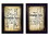 "Grandparents Collection" 2-Piece Vignette by Susan Ball, Printed Wall Art, Ready to Hang Framed Poster, Black Frame B06786812