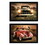 "Vintage Trucks Collection" 2-Piece Vignette by Robin-Lee Vieira, Printed Wall Art, Ready to Hang Framed Poster, Black Frame B06786829