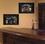 "Cheers Collection" 2-Piece Vignette by Debbie DeWitt, Printed Wall Art, Ready to Hang Framed Poster, Black Frame B06786830