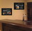 "Sports Bar Collection" 2-Piece Vignette by Debbie DeWitt, Printed Wall Art, Ready to Hang Framed Poster, Black Frame B06786833