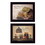 "Keepsake Treasures Collection" 2-Piece Vignette by Susan Boyer, Printed Wall Art, Ready to Hang Framed Poster, Black Frame B06786836