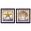 "Sea Journey Collection" 2-Piece Vignette by Ed Wargo, Printed Wall Art, Ready to Hang Framed Poster, Black Frame B06786841