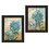 "Paris Blue Collection" 2-Piece Vignette by Ed Wargo, Printed Wall Art, Ready to Hang Framed Poster, Black Frame B06786842