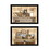 "Rustic Still Life Collection" 2-Piece Vignette by Linda Spivey, Printed Wall Art, Ready to Hang Framed Poster, Black Frame B06786848