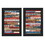 "America Proud I Collection" 2-Piece Vignette by Marla Rae, Printed Wall Art, Ready to Hang Framed Poster, Black Frame B06786868