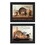 "by Grace Collection" 2-Piece Vignette by Susan Boyer, Printed Wall Art, Ready to Hang Framed Poster, Black Frame B06786924