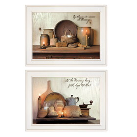 "by Grace" 2-Piece Vignette by Susie Boyer, White Frame B06786994