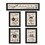 "Kitchen Friendship Collection II" 5-Piece Vignette by Millwork Engineering, Black Frame B06787053