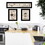 Kitchen Friendship Collection III 3-Piece Vignette by Millwork Engineering, Black Frame B06787058