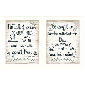 "Great Love" 2-Piece Vignette by Annie LaPoint, White Frame B06787087