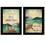 "Right Direction / Adventure" 2-Piece Vignette by Marla Rae, Black Frame B06787141