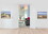 "Sand Beach Designs" 3-Piece Vignette by Opportunities, Gallery Wrap Canvas B06787152