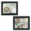 "Balance this I & II" 2-Piece Vignette by Cloverfield & Co, Black Frame B06787168