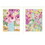 "Floral Designs" 2-Piece Vignette by Kait Roberts, White Frame B06787180