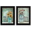 "Enjoy the Little Things/Happiness" 2-Piece Vignette by Tonya Crawford, Black Frame B06787248