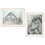 "True Spirit (Horses)" 2-Piece Vignette by Debi Coules, White Frame B06787270