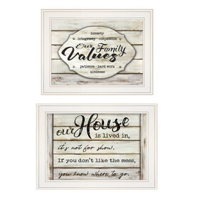 "Family Values" 2-Piece Vignette by Cindy Jacobs, White Frame B06787274
