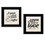 "All You Need is Coffee" 2-Piece Vignette by Susan Boyer, Black Frame B06787289