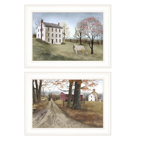 "The Road Home" 2-Piece Vignette by Billy Jacobs, White Frame B06787296