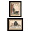 "Gone Fishing" 2-Piece Vignette by Mary June, Black Frame B06787332