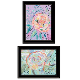 "Bloom for Yourself" 2-Piece Vignette by Kait Roberts, Black Frame B06787338
