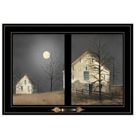 "Still of the Night" by Billy Jacobs, Ready to Hang Framed Print, Black Window-Style Frame B06787343