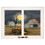"Spooky Harvest Moon" by Billy Jacobs, Ready to Hang Framed Print, White Window-Style Frame B06787353