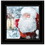 "Santa with Lantern" by Bluebird Barn Ready to Hang Framed Print, Black Frame B06787393