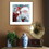 "Santa with Presents" by Bluebird Barn Ready to Hang Holiday Framed Print, White Frame B06787394