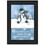 "Trendy Snowman" by Diane Kater, Ready to Hang Framed Print, Black Frame B06787410