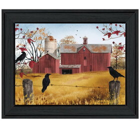 "Autumn Gold" by Billy Jacobs, Ready to Hang Framed Print, Black Frame B06787420