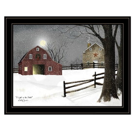 "Light in the Stable" by Billy Jacobs, Ready to Hang Framed Print, Black Frame B06787430