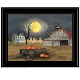 "Harvest Moon" by Billy Jacobs, Ready to Hang Framed Print, Black Frame B06787435