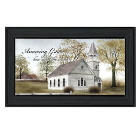 "Amazing Grace" by Billy Jacobs, Ready to Hang Framed Print, Black Frame B06787448
