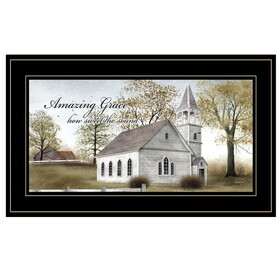 "Amazing Grace" by Billy Jacobs, Ready to Hang Framed Print, Black Frame B06787449