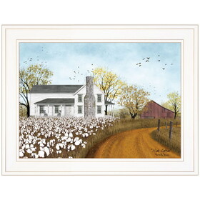 "High Cotton" by Billy Jacobs, Ready to Hang Framed Print, White Frame B06787466