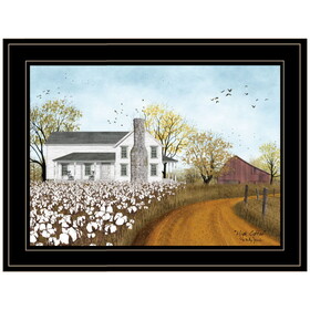 "High Cotton" by Billy Jacobs, Ready to Hang Framed Print, Black Frame B06787467