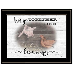 "We go Together" by Billy Jacobs, Ready to Hang Framed Print, Black Frame B06787498