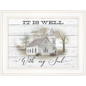 "It is Well" by Billy Jacobs, Ready to Hang Framed Print, White Frame B06787512