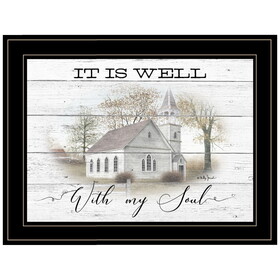 "It is Well" by Billy Jacobs, Ready to Hang Framed Print, Black Frame B06787513