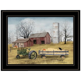 "Hayride" by Billy Jacobs, Ready to Hang Framed Print, Black Frame B06787521