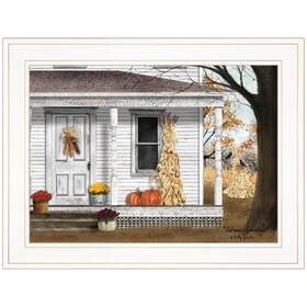 "Autumn Greetings" by Billy Jacobs, Ready to Hang Framed Print, White Frame B06787522