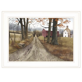 "The Road Home" by Billy Jacobs, Ready to Hang Framed Print, White Frame B06787526