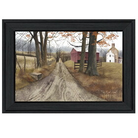 "The Road Home" by Billy Jacobs, Ready to Hang Framed Print, Black Frame B06787527