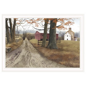 "The Road Home" by Billy Jacobs, Ready to Hang Framed Print, White Frame B06787529