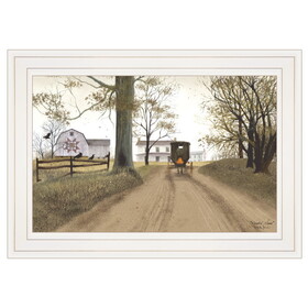 "Headin' Home" by Billy Jacobs, Ready to Hang Framed Print, White Frame B06787531