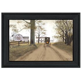 "Headin' Home" by Billy Jacobs, Ready to Hang Framed Print, Black Frame B06787532