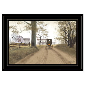 "Headin' Home" by Billy Jacobs, Ready to Hang Framed Print, Black Frame B06787533